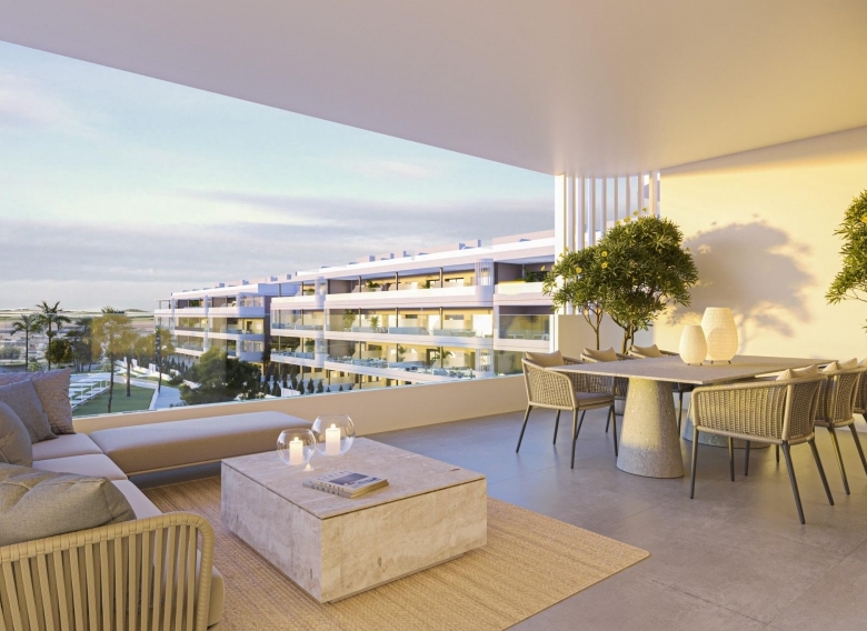 Piso en venta obra nueva con piscina La Hoya Torrevieja