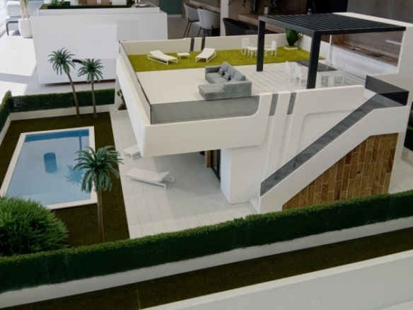 Villa de 3 dormitorios con piscina privada en El Campo de Golf De Alhama(Murcia)