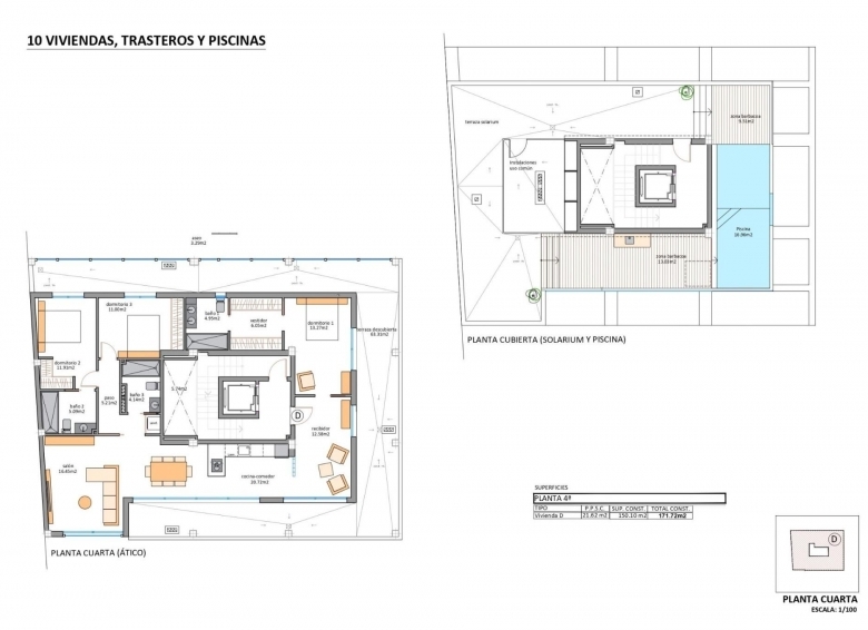 Ático en venta obra nueva playa San Pedro del Pinatar
