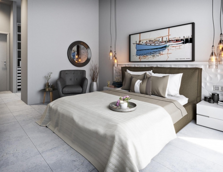 Villa de lujo de 3 dormitorios con piscina privada y  vistas panorámicas al mar en Finestrat