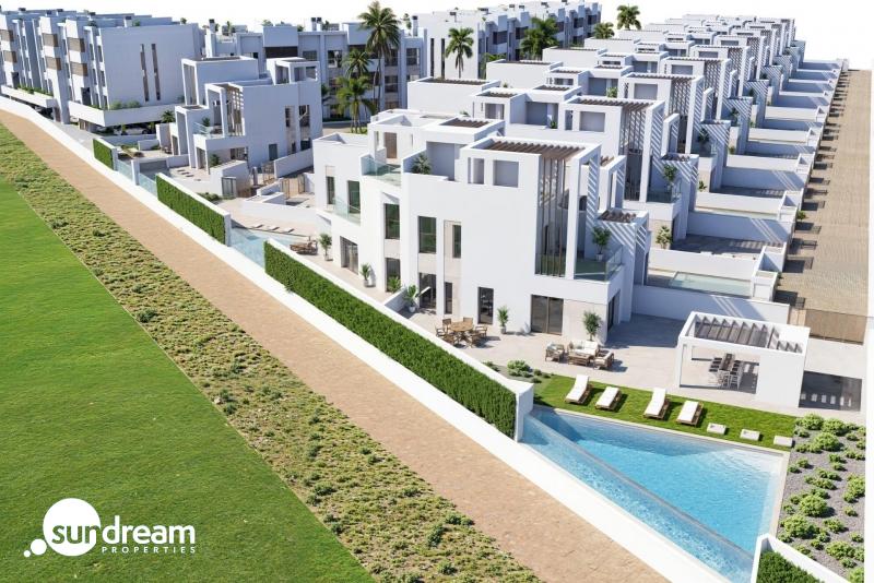 g_42537-25-23 Villa de nueva construcción con 3 dormitorios y piscina privada en Serena Golf-Los Alcázares