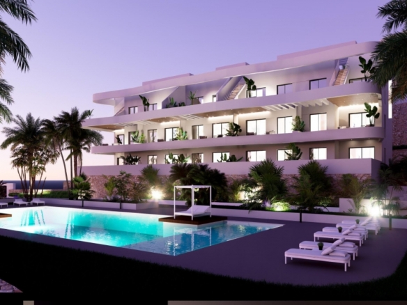 Ático de nueva construcción con 2 dormitorios en venta (Finestrat)