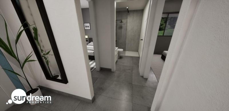 Villa adosada de nueva construcción en esquina con 3 dormitorios, piscina privada y solárium en Torre Pacheco(Murcia)