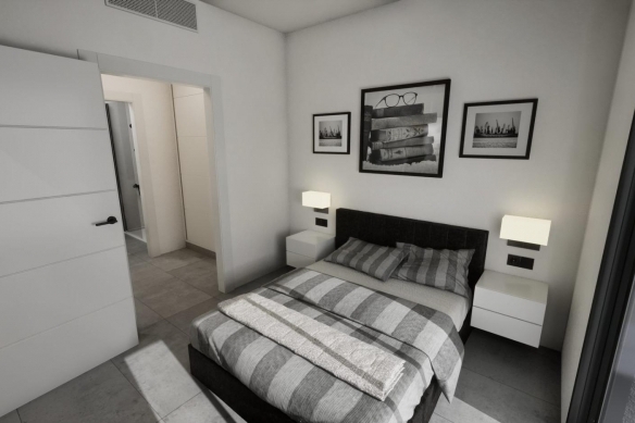 Villa adosada de nueva construcción en esquina con 3 dormitorios, piscina privada y solárium en Torre Pacheco(Murcia)