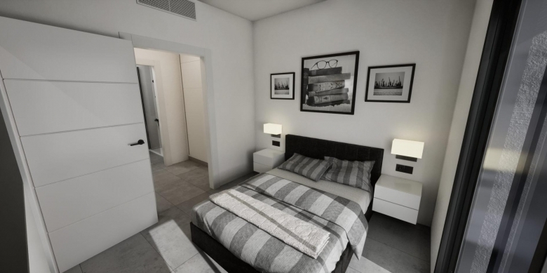 Villa adosada de nueva construcción en esquina con 3 dormitorios, piscina privada y solárium en Torre Pacheco(Murcia)