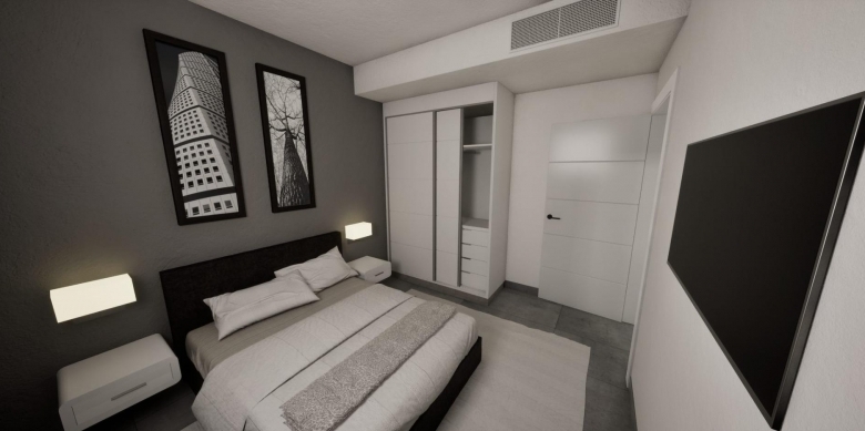 Villa adosada de nueva construcción en esquina con 3 dormitorios, piscina privada y solárium en Torre Pacheco(Murcia)