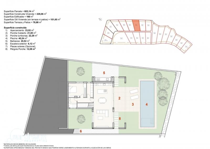 Villa de 4 dormitorios con piscina privada a la venta en Finestrat.