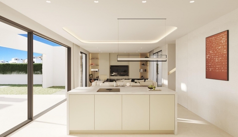 Villa de 4 dormitorios con piscina privada a la venta en Finestrat.