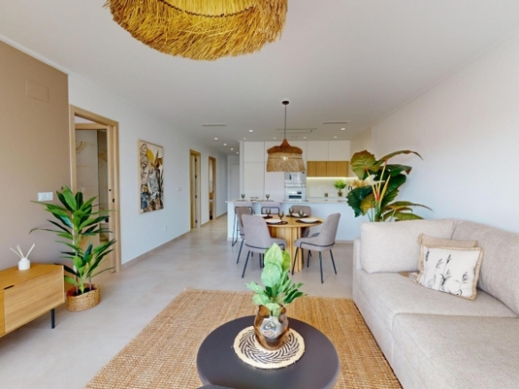 Ático de 3 dormitorios con solarium privado a la venta en El Raso(Guardamar del Segura)
