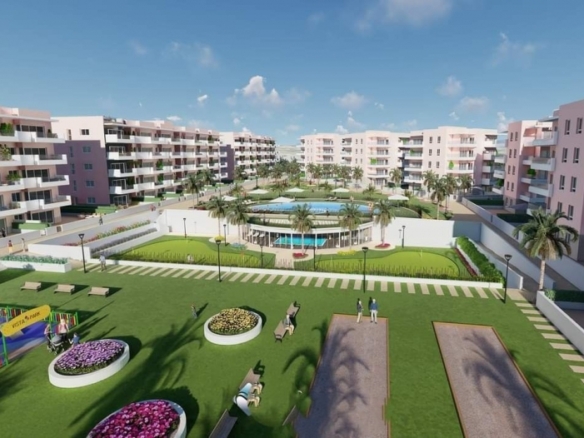 Ático de 3 dormitorios con solarium privado a la venta en El Raso(Guardamar del Segura)