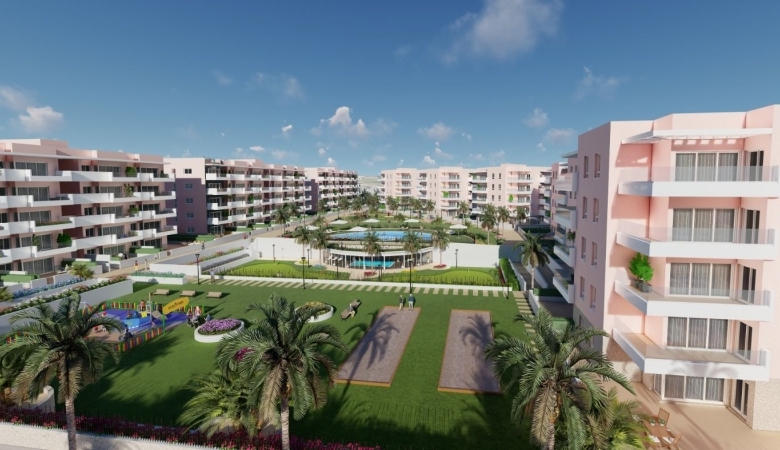 Ático de 3 dormitorios con solarium privado a la venta en El Raso(Guardamar del Segura)