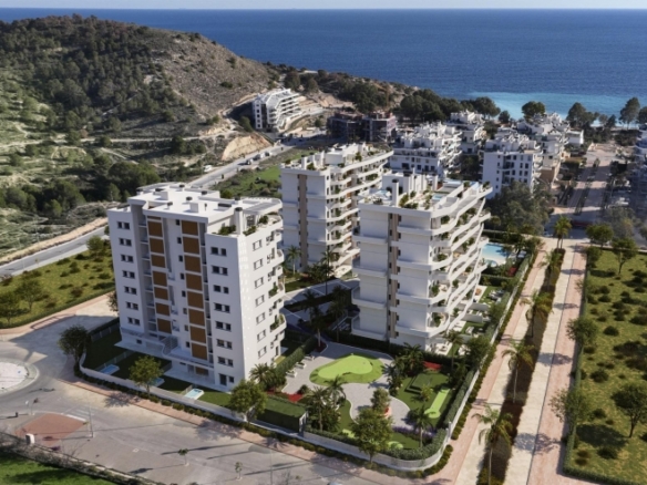 Apartamento moderno de 2 dormitorios cerca de la playa a la venta en Villajoyosa
