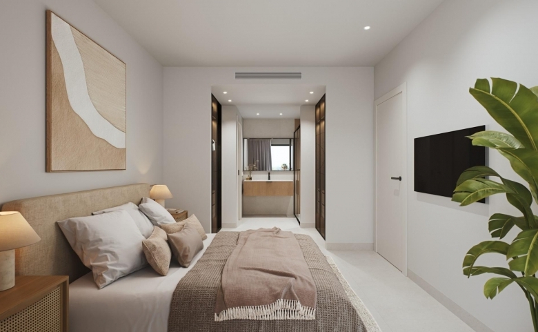 Apartamento de lujo de 3 dormitorios en venta en el Santa Rosalia Lake and Life Resort(Murcia)