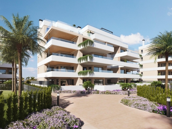 Ático de lujo con 2 dormitorios en venta en el Santa Rosalia Lake and Life Resort(Murcia)