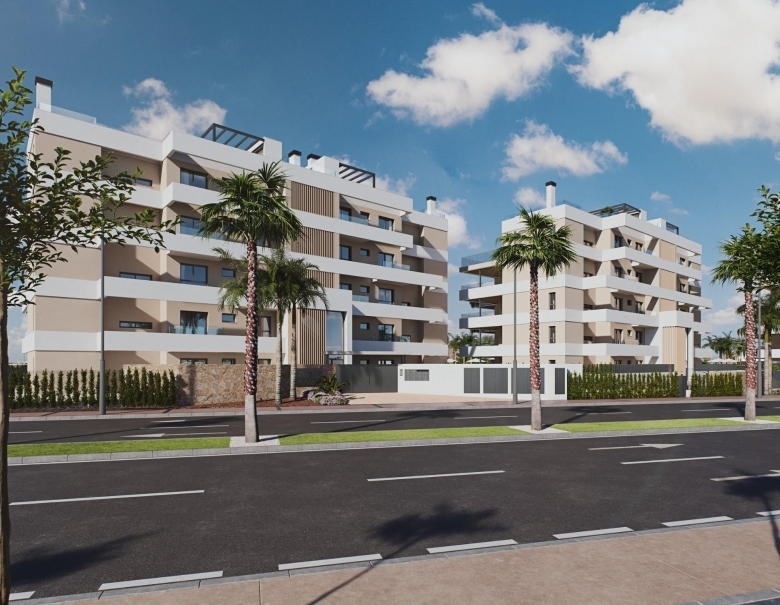 Ático de lujo con 2 dormitorios en venta en el Santa Rosalia Lake and Life Resort(Murcia)