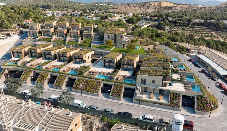 Exclusivas Villas de Lujo con piscina privada, garaje y Vistas al Mar en La Nucía
