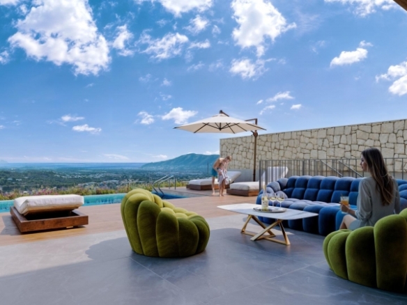 Exclusivas Villas de Lujo con piscina privada, garaje y Vistas al Mar en La Nucía
