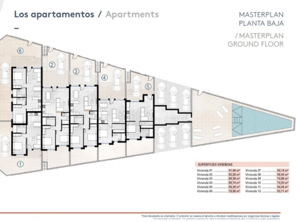 Apartamento de planta baja con 2 dormitorios y amplia terraza en venta(San Pedro del Pinatar)