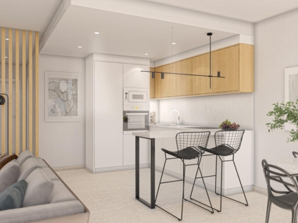 Apartamento de planta baja con 2 dormitorios y amplia terraza en venta(San Pedro del Pinatar)