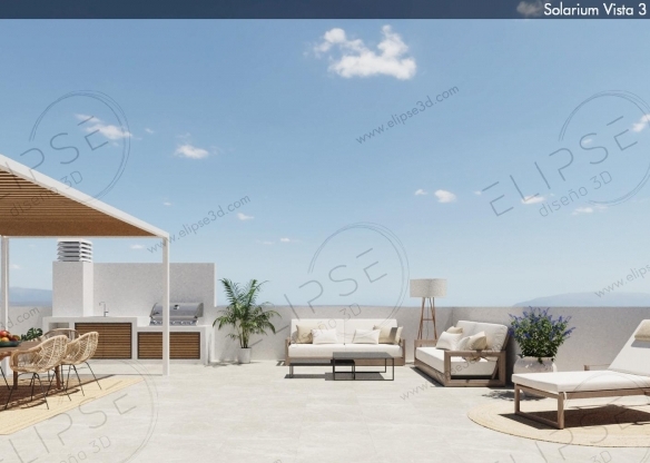 Apartamento de planta baja con 2 dormitorios y amplia terraza en venta(San Pedro del Pinatar)