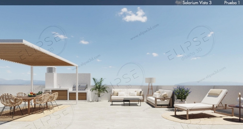 Apartamento de planta baja con 2 dormitorios y amplia terraza en venta(San Pedro del Pinatar)