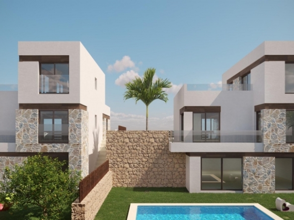 Villa de dos plantas con 3 dormitorios con vistas panorámicas en venta en Balcón de Finestrat