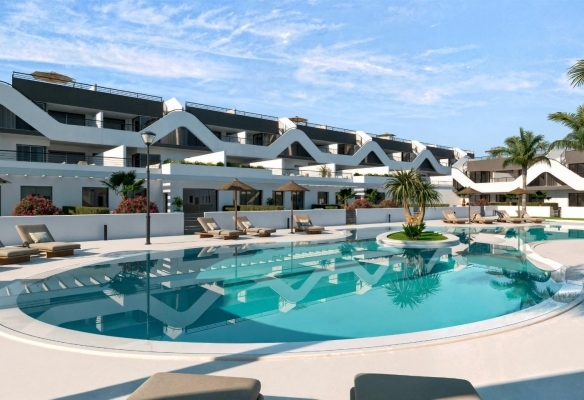 Apartamentos de 2 y 3 dormitorios en exclusivo complejo residencial a la venta en Alfaz del Pi