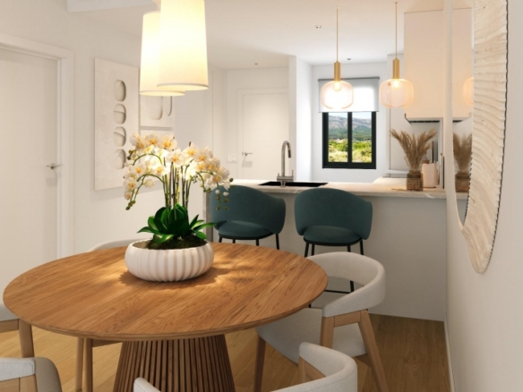 Apartamentos de 2 y 3 dormitorios en exclusivo complejo residencial a la venta en Alfaz del Pi