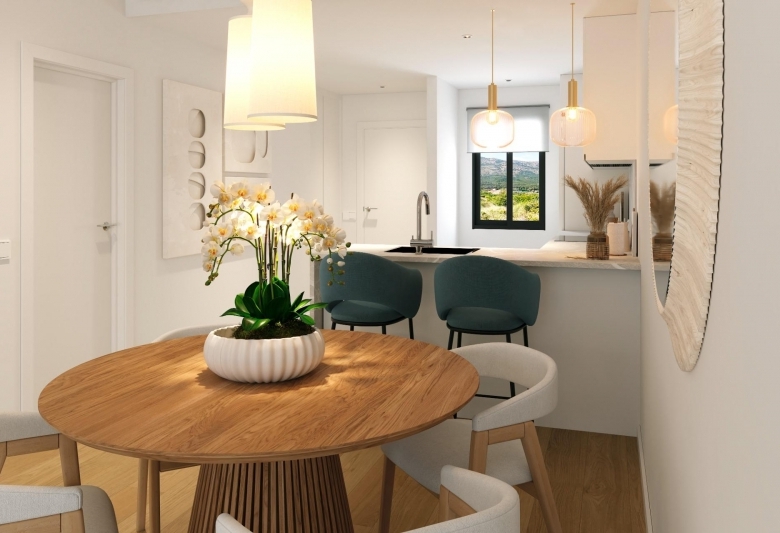 Apartamentos de 2 y 3 dormitorios en exclusivo complejo residencial a la venta en Alfaz del Pi