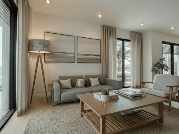 Apartamento de lujo de 2 dormitorios frente al campo de golf y cerca del mar en Los Alcázares