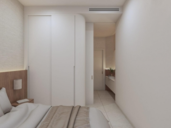 Bungalow de planta alta con 2 dormitorios y piscina privada a la venta en Pilar de la Horadada.