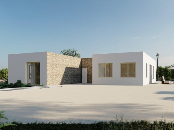 Villa de 4 dormitorios con piscina privada en parcela de 11000m2 a la venta en Benejuzar(Alicante)