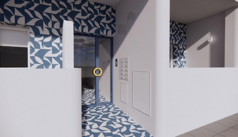 Apartamento de 1 dormitorio de planta baja a la venta a 140 m de la playa en Torre de la Horadada