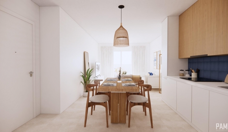 Apartamento de 1 dormitorio de planta baja a la venta a 140 m de la playa en Torre de la Horadada