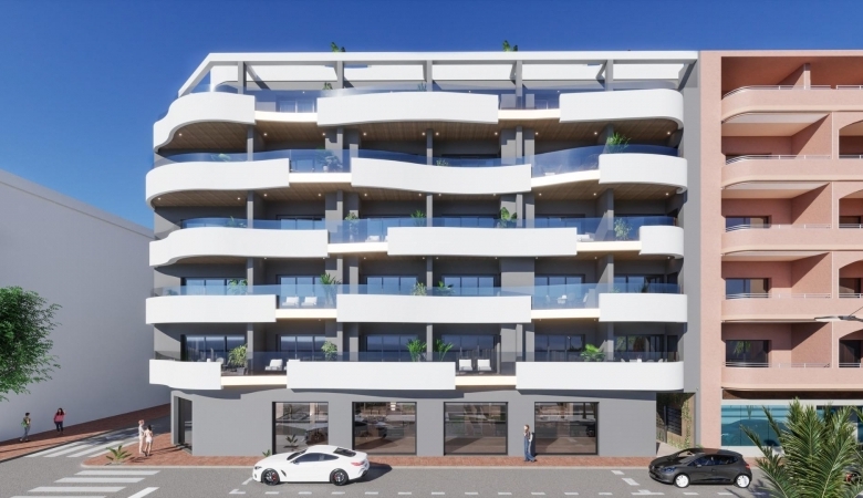 Apartamento de 3 dormitorios a 100m de la playa a la venta en Torrevieja