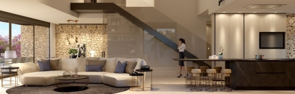 Exclusiva villa de nueva construcción con 3 dormitorios en primera línea de campo de golf en La Finca Golf Resort(Algorfa)