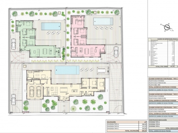 Villa exclusiva en una planta con 4 dormitorios y piscina privada a la venta en Polop(Alicante)