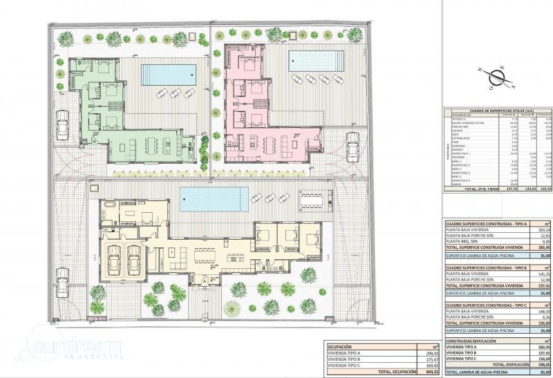 Villa exclusiva en una planta con 4 dormitorios y piscina privada a la venta en Polop(Alicante)