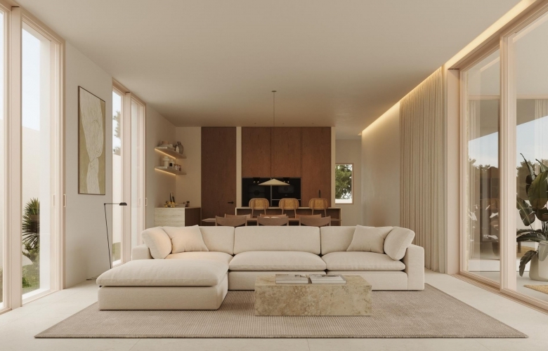 Villa exclusiva en una planta con 4 dormitorios y piscina privada a la venta en Polop(Alicante)