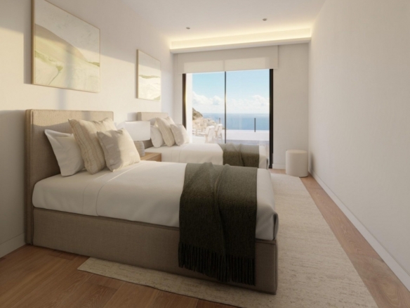 Ático de 2 dormitorios con estupendas vistas panorámicas al mar mediterráneo en Benitatxell