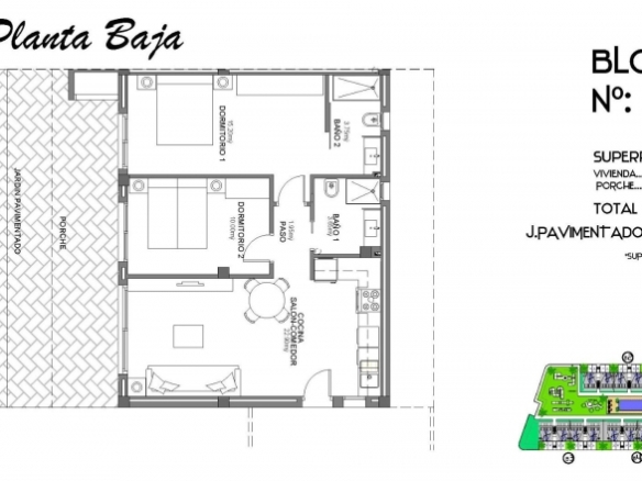 Planta baja en venta con garaje en Golf Resort Algorfa