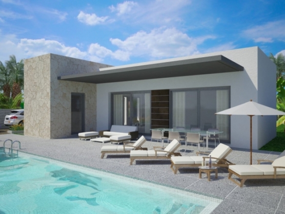 FANTÁSTICA VILLA DE UNA SOLA PLANTA DE 3 DORM.DE NUEVA CONSTRUCCIÓN EN BENIJÓFAR(ALICANTE)