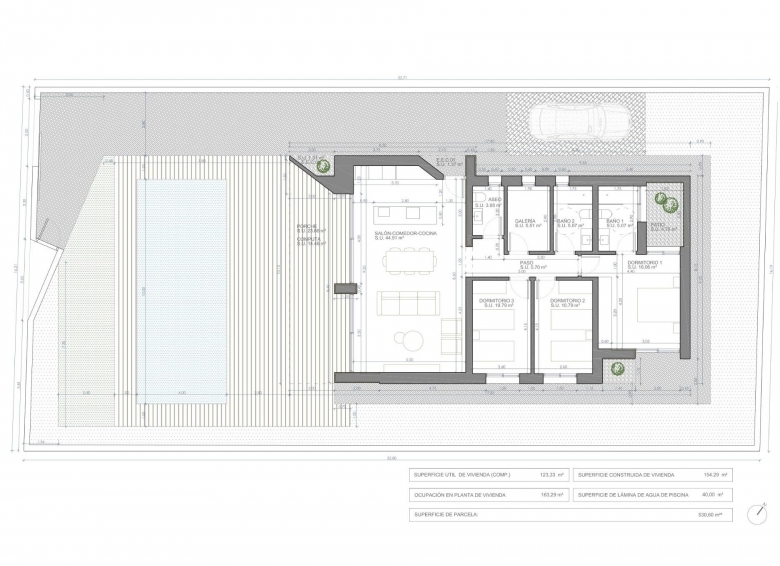 VILLA MODERNA DE NUEVA CONSTRUCCIÓN CON 3 DORMITORIOS Y PISCINA PRIVADA EN ASPE