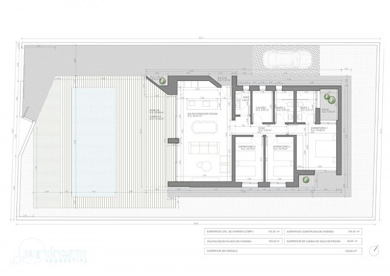 g_39788-3-6 VILLA MODERNA DE NUEVA CONSTRUCCIÓN CON 3 DORMITORIOS Y PISCINA PRIVADA EN ASPE