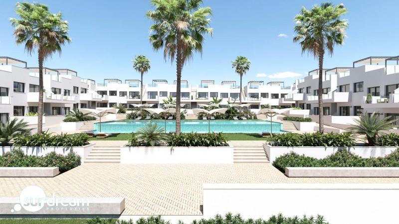 g_39804-6-11 BUNGALOW DE PLANTA ALTA CON 2 DORM. CON VISTAS A LA LAGUNA ROSA EN LOS BALCONES(TORREVIEJA)