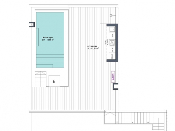 FABULOSO ÁTICO MODERNO CON PISCINA PRIVADA EN BENIJÓFAR(ALICANTE)