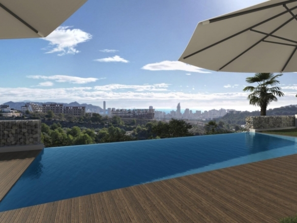 NUEVO COMPLEJO RESIDENCIAL DE APARTAMENTOS DE 2 DORMITORIOS CON VISTAS AL MAR EN FINESTRAT