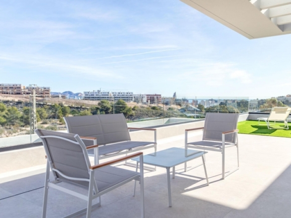 NUEVO COMPLEJO RESIDENCIAL DE APARTAMENTOS DE 2 DORMITORIOS CON VISTAS AL MAR EN FINESTRAT
