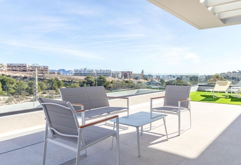 NUEVO COMPLEJO RESIDENCIAL DE APARTAMENTOS DE 2 DORMITORIOS CON VISTAS AL MAR EN FINESTRAT