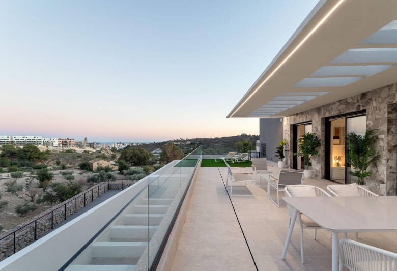 NUEVO COMPLEJO RESIDENCIAL DE APARTAMENTOS DE 2 DORMITORIOS CON VISTAS AL MAR EN FINESTRAT